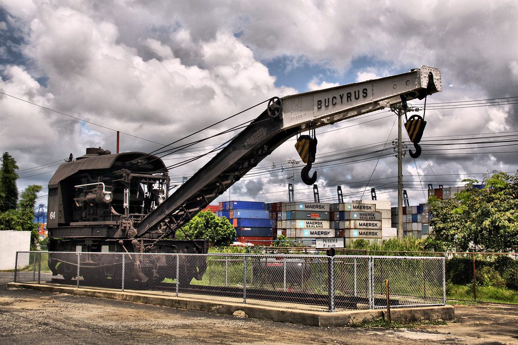 La Grúa Bucyrus del Ferrocarril de Panamá